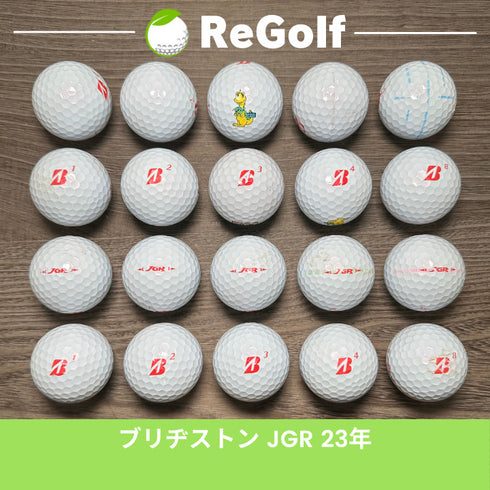 【中古】 ロストボール ブリヂストン ツアーB TOUR B JGR パールピンク 2023年モデル 20球 Cランク ゴルフボール リゴルフ